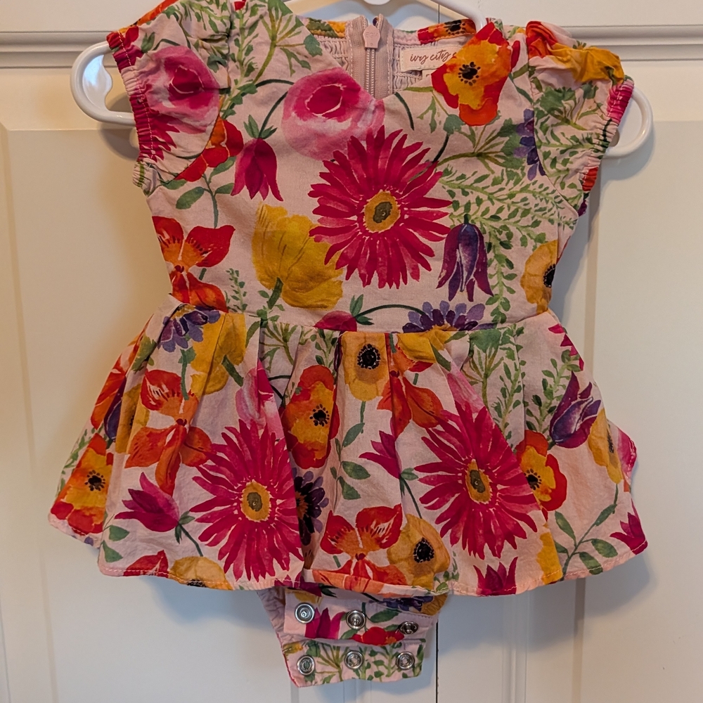 Ivy City Co Vibrant Floral Baby Outfit